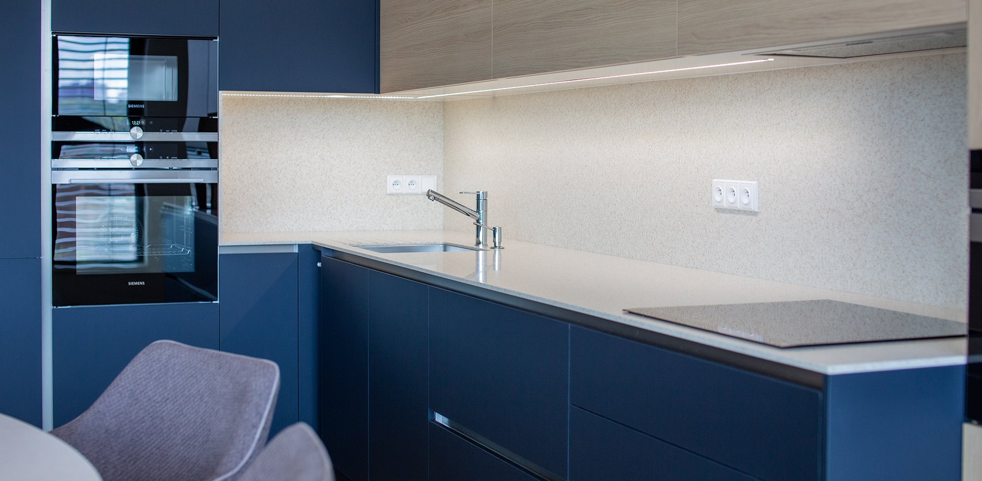 Kuchyně Indigo modrá - 1