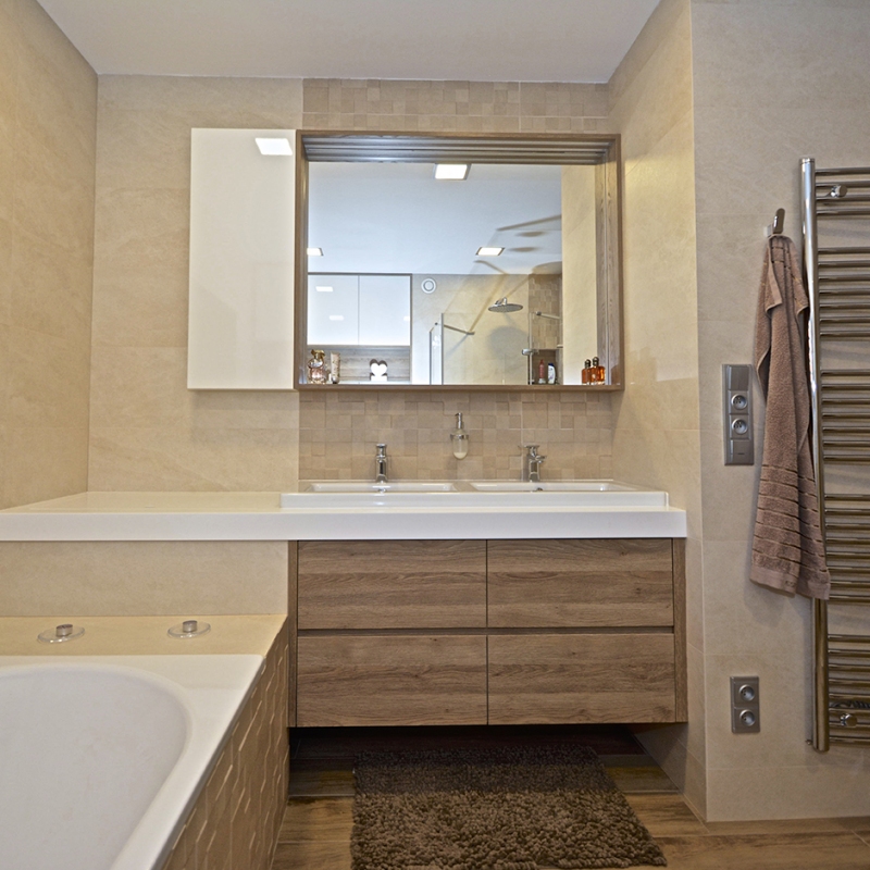 Koupelna s atypickým košem