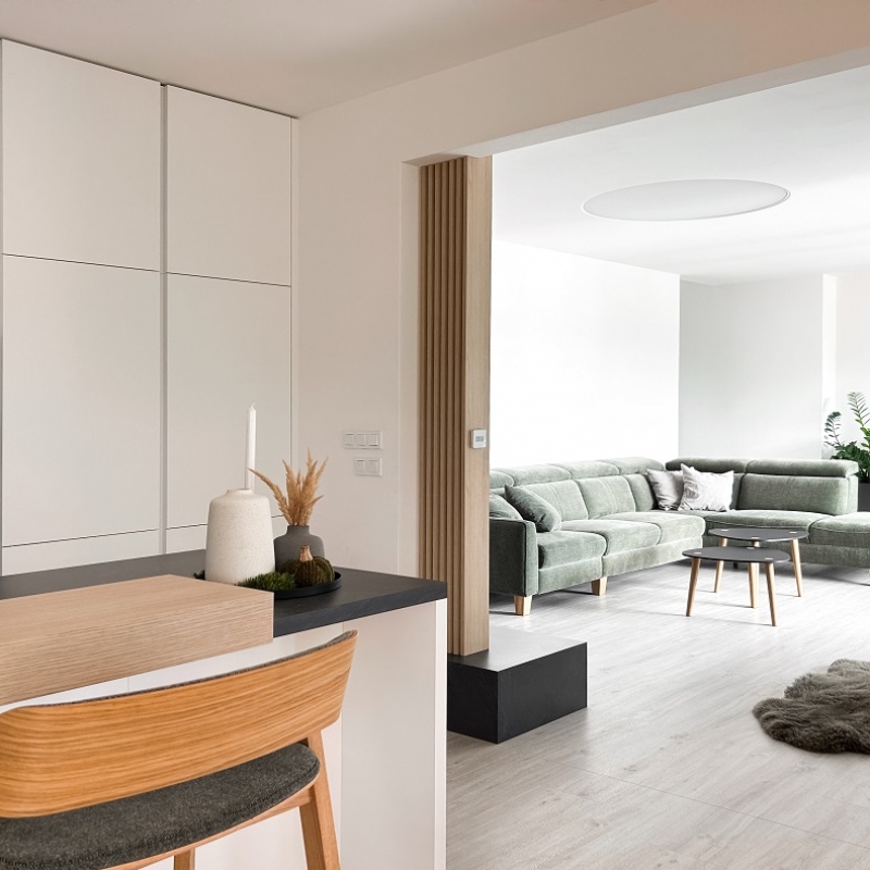 kuchyně s obývákem